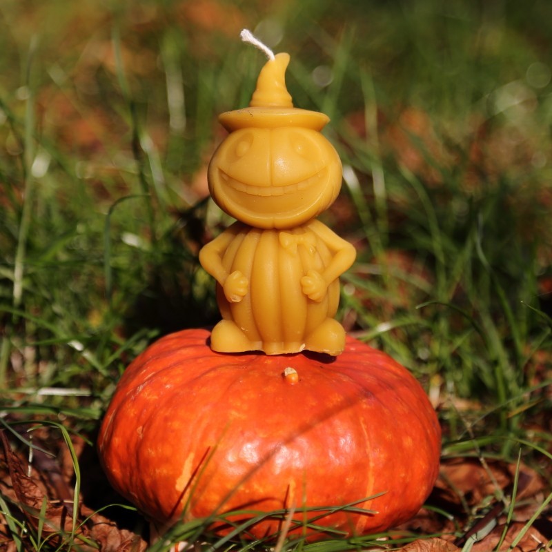 Świeca dekoracyjna Spooky Pumpkin